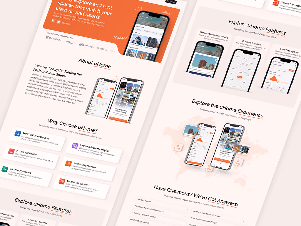 Detailed view of a rental property including images, amenities, and pricing