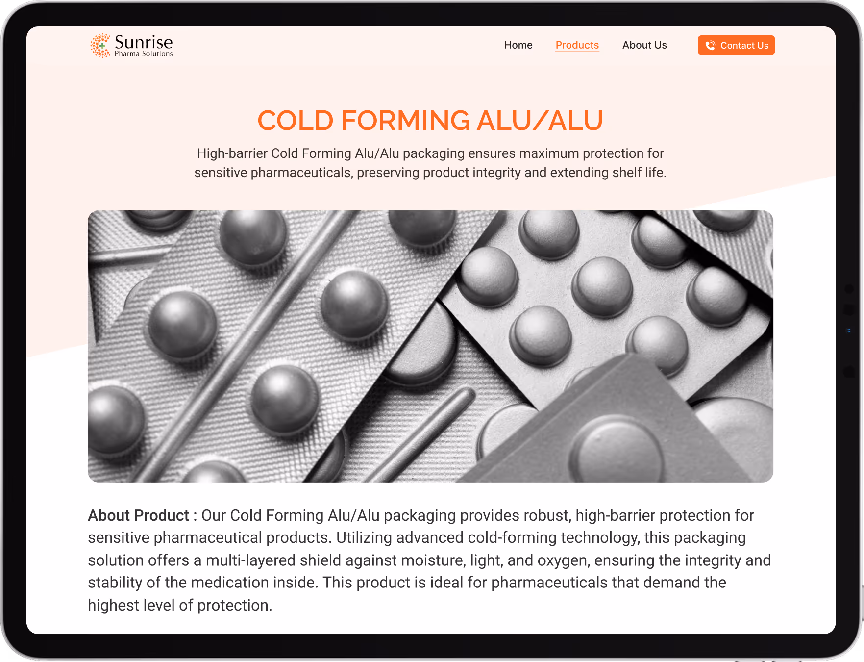 Client testimonials highlighting Sunrise Pharma's impact and reliability