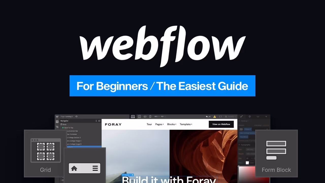 webflow web design tips
