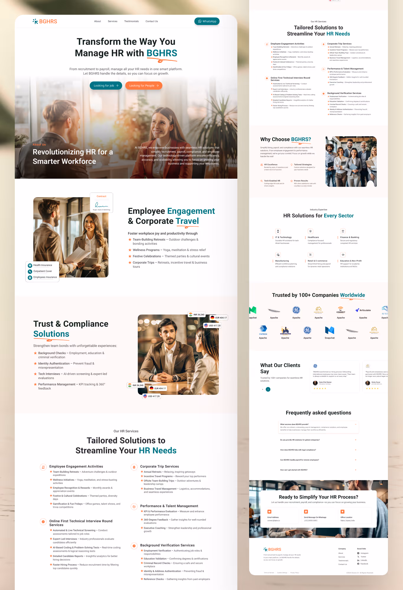BGHRS brand logo in clean minimal style BGHRS brand logo in clean minimal style