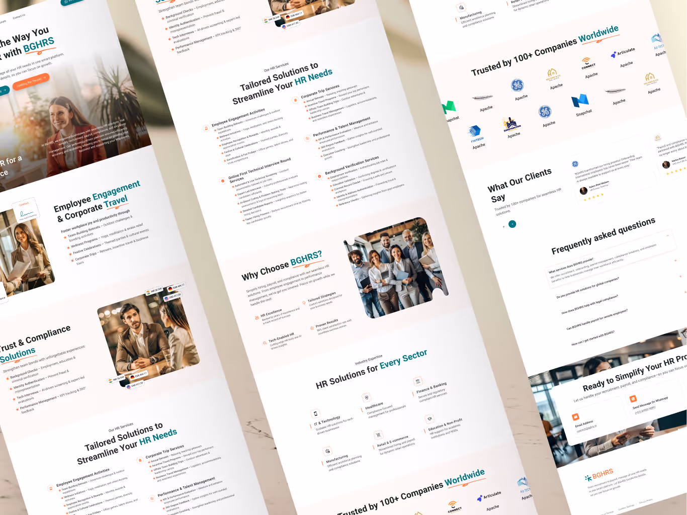 Icon set representing BGHRS’s core services and features Icon set representing BGHRS’s core services and features