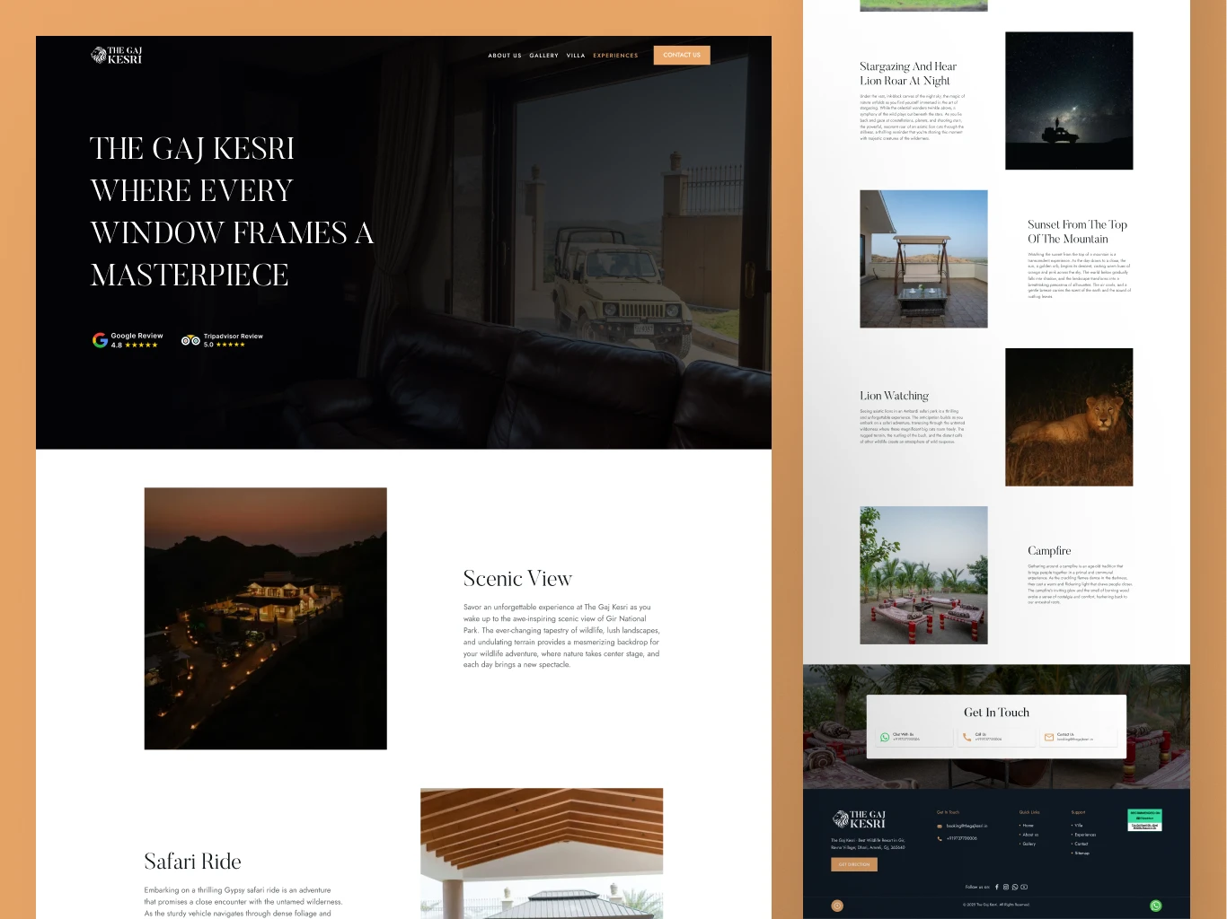 50-foot outdoor swimming pool offering panoramic views of the surrounding mountains