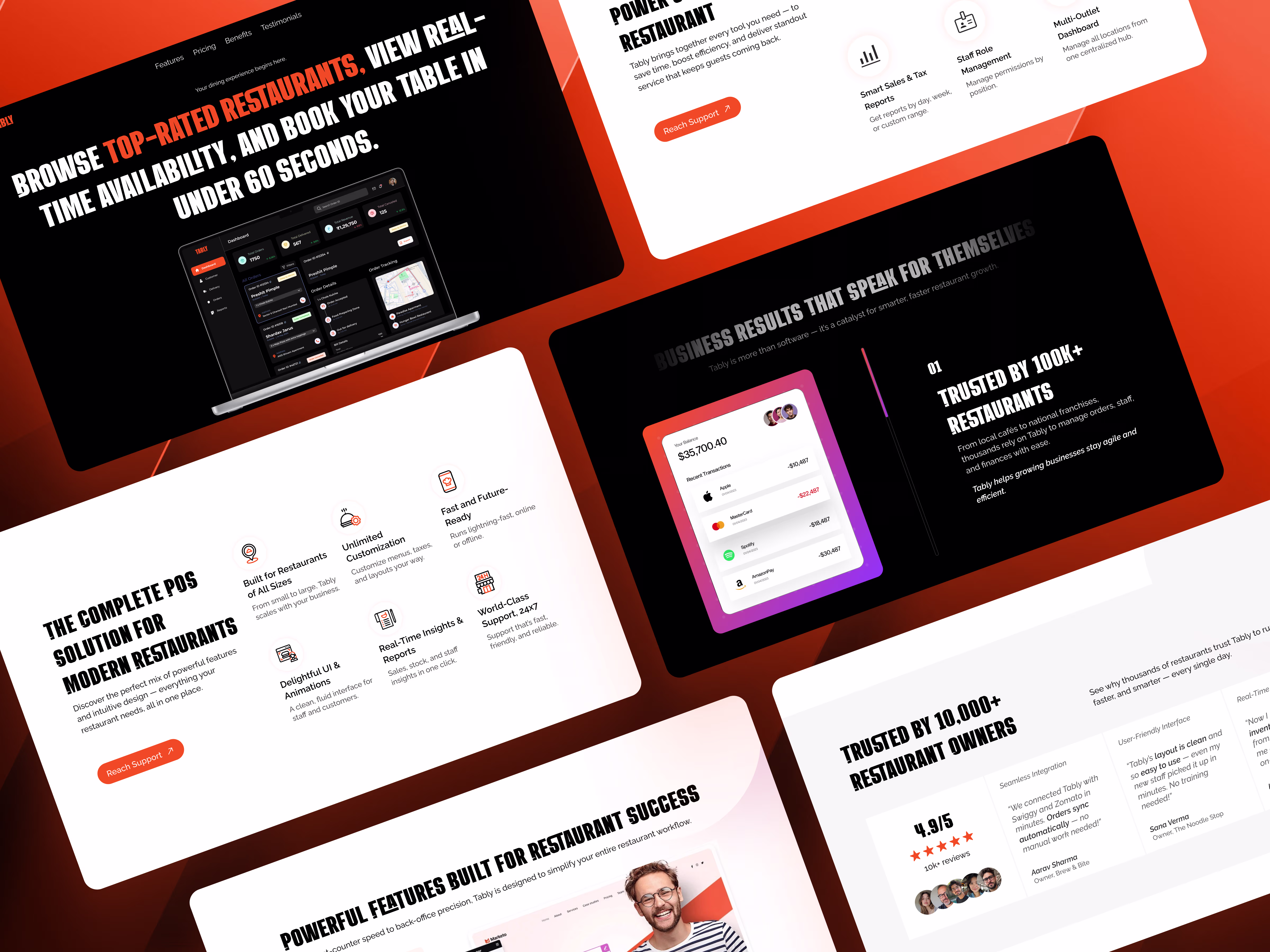 Tably's comprehensive project dashboard displaying real-time task tracking and team collaboration tools